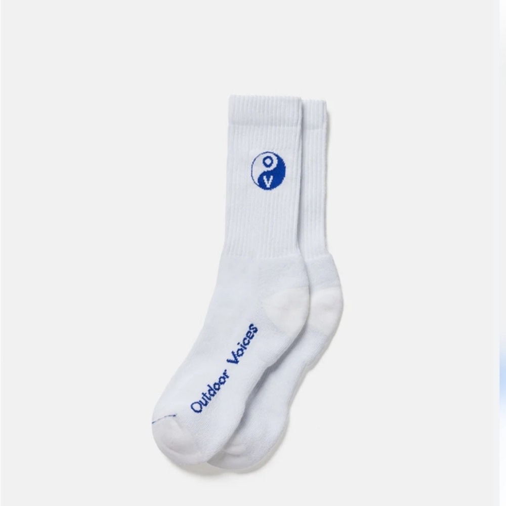Outdoor Voices 5 Pairs of Graphic Crew Socks Size S/M